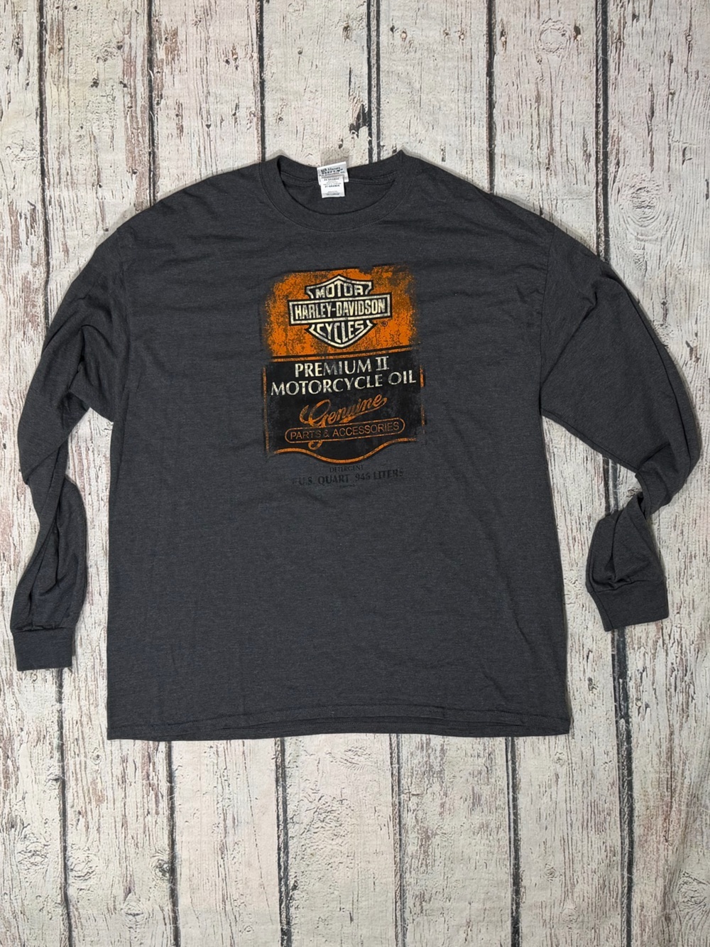Harley-Davidson Motorcycles New Jersey Biker Long Sleeve Tshirt Men's